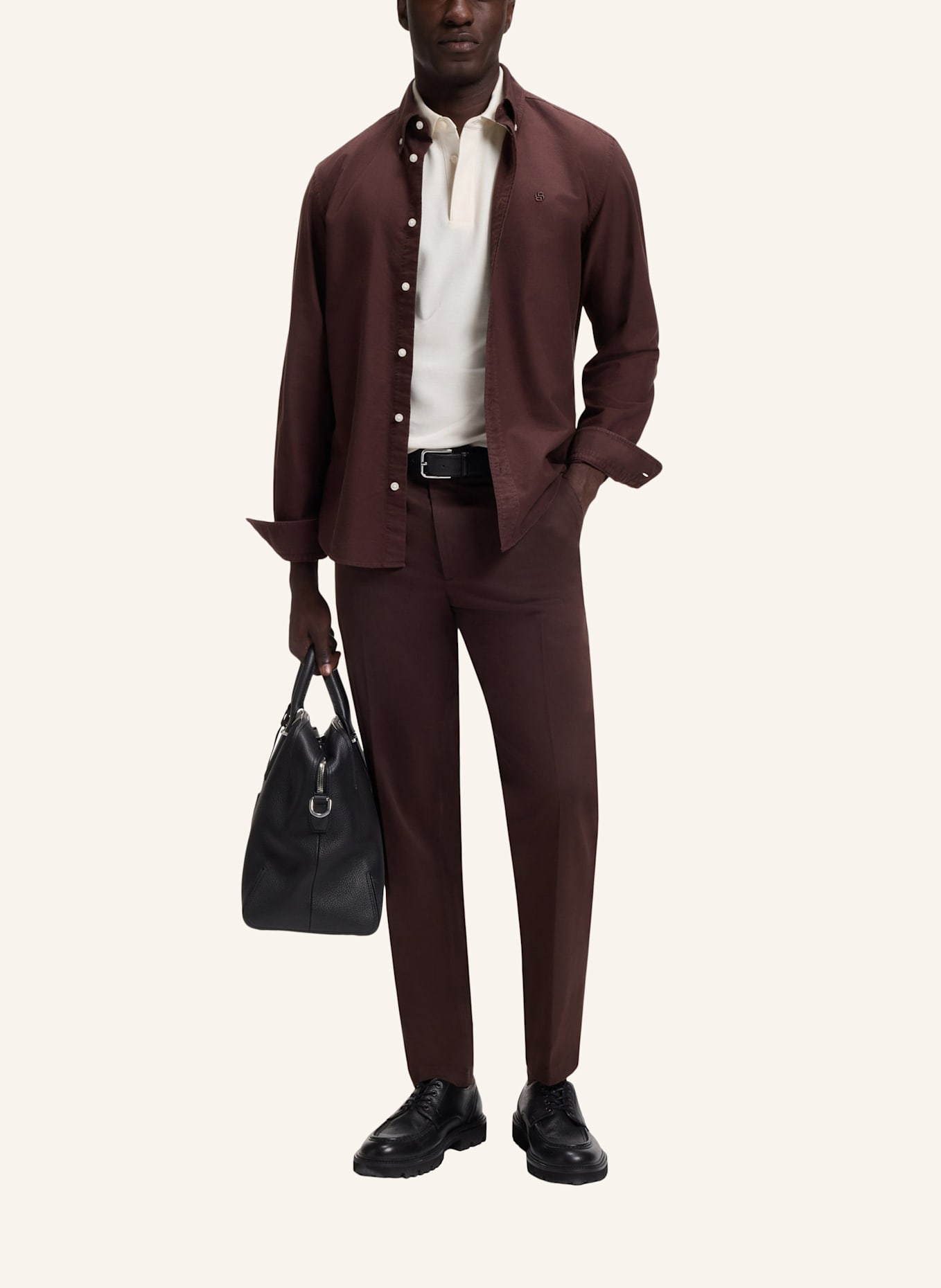 BOSS Polo H-PARRIS 18 Regular Fit: WEISS