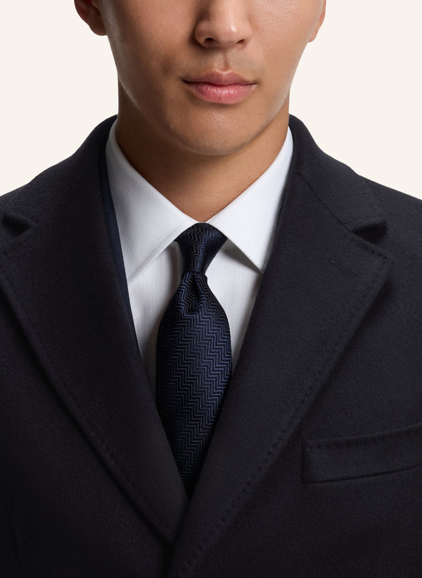 BOSS Mantel L-HAL-264 Regular Fit: DUNKELBLAU