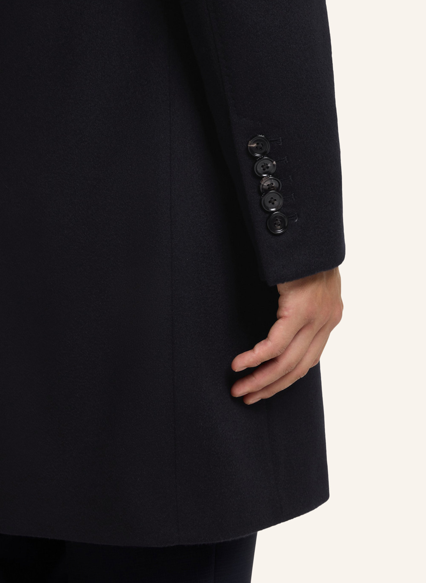 BOSS Mantel L-HAL-264 Regular Fit: DUNKELBLAU