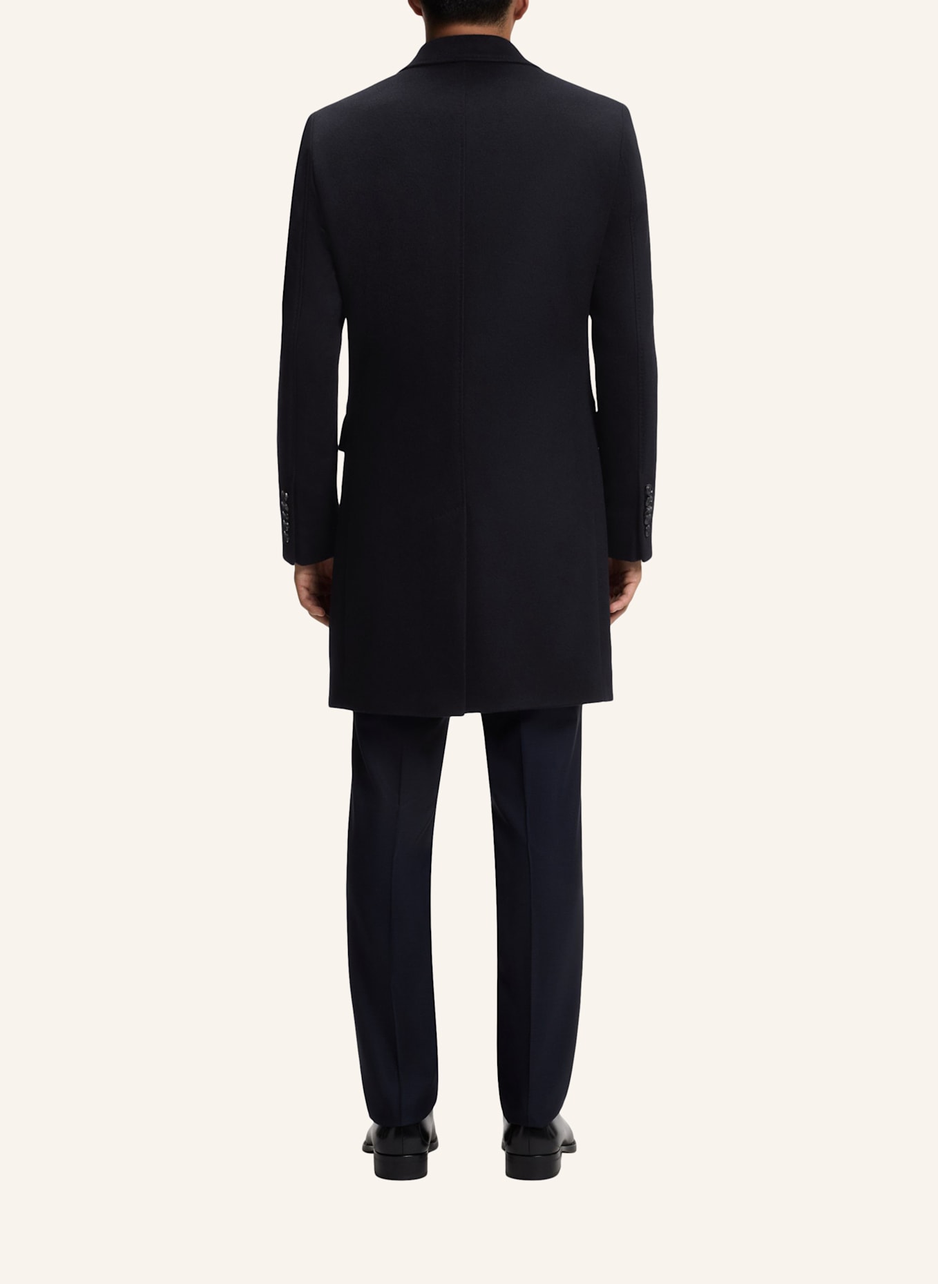 BOSS Mantel L-HAL-264 Regular Fit: DUNKELBLAU