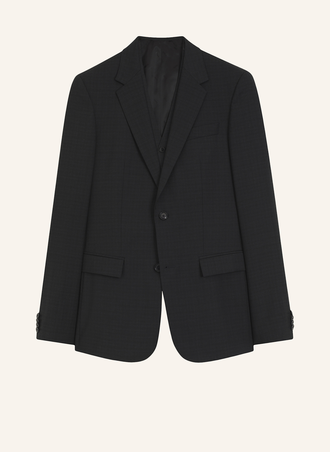 BOSS Anzug H-HOUSTON-3PCS-264 Slim Fit: SCHWARZ