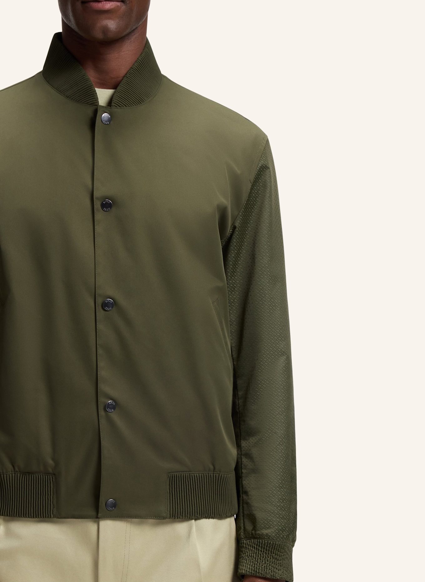 BOSS Jacke H-COVOR Relaxed Fit: GRÜN