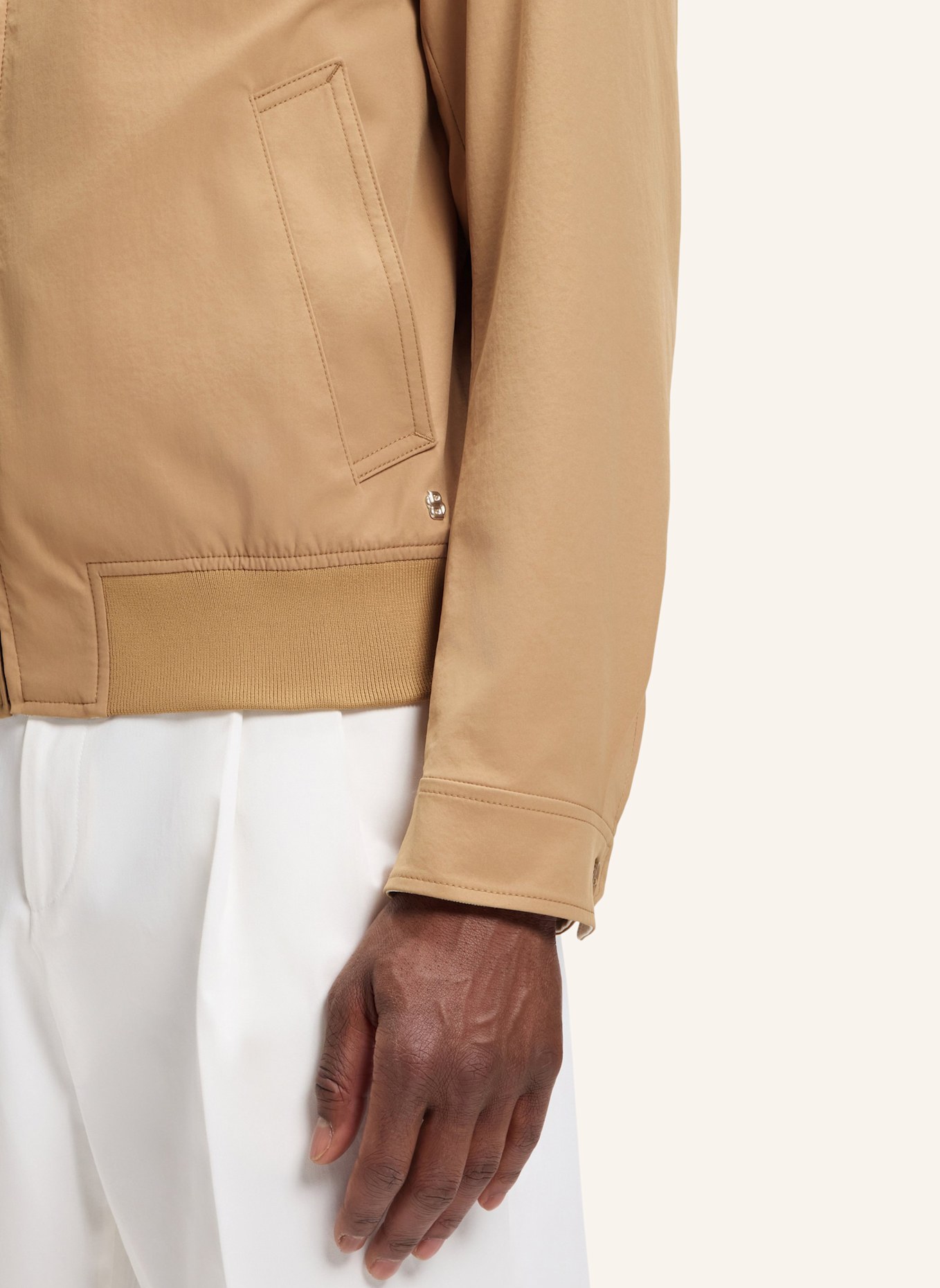 BOSS Jacke C-CEVOR Regular Fit: BEIGE