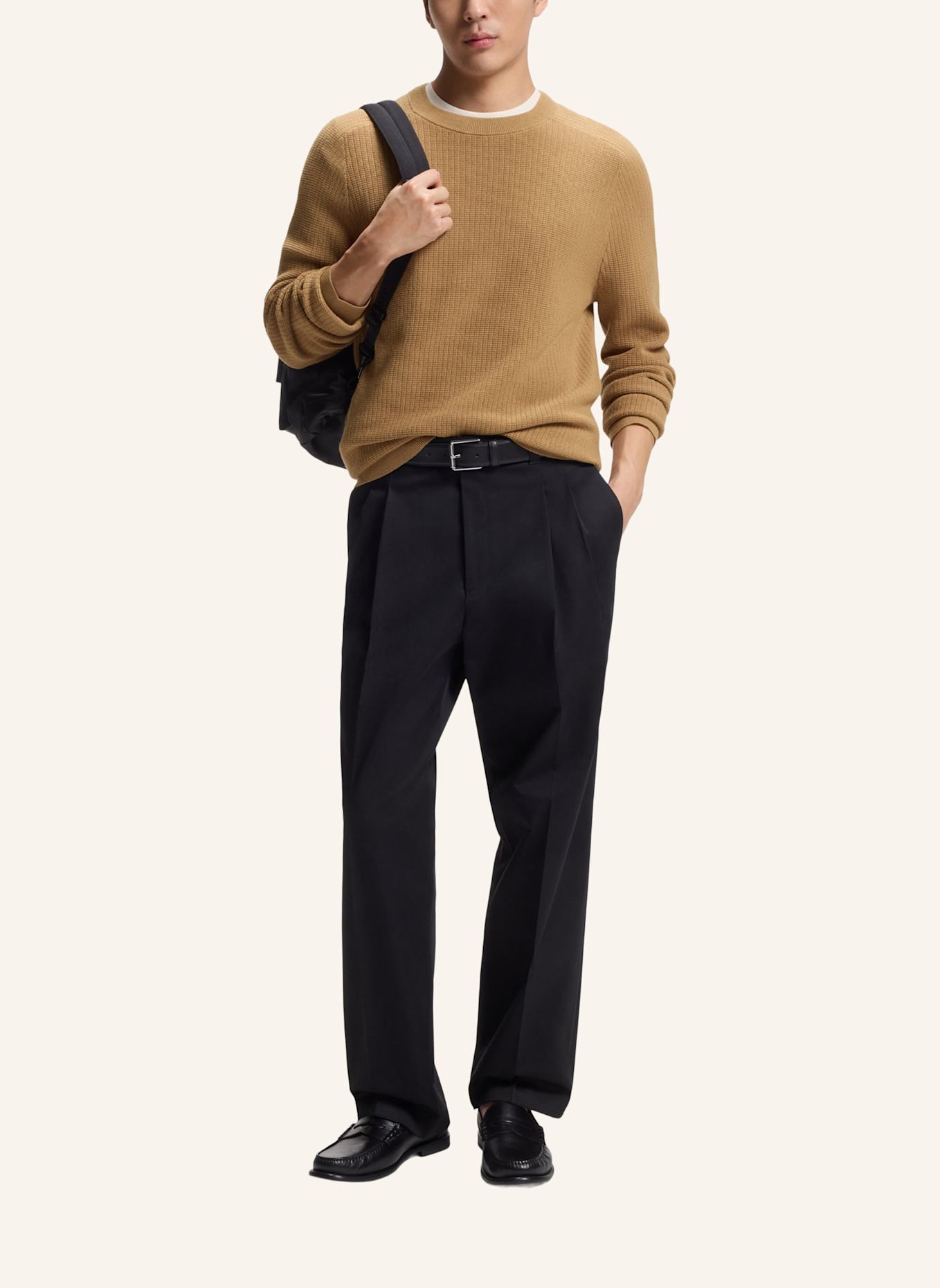 BOSS Pullover C-LACERBO Regular Fit: BEIGE