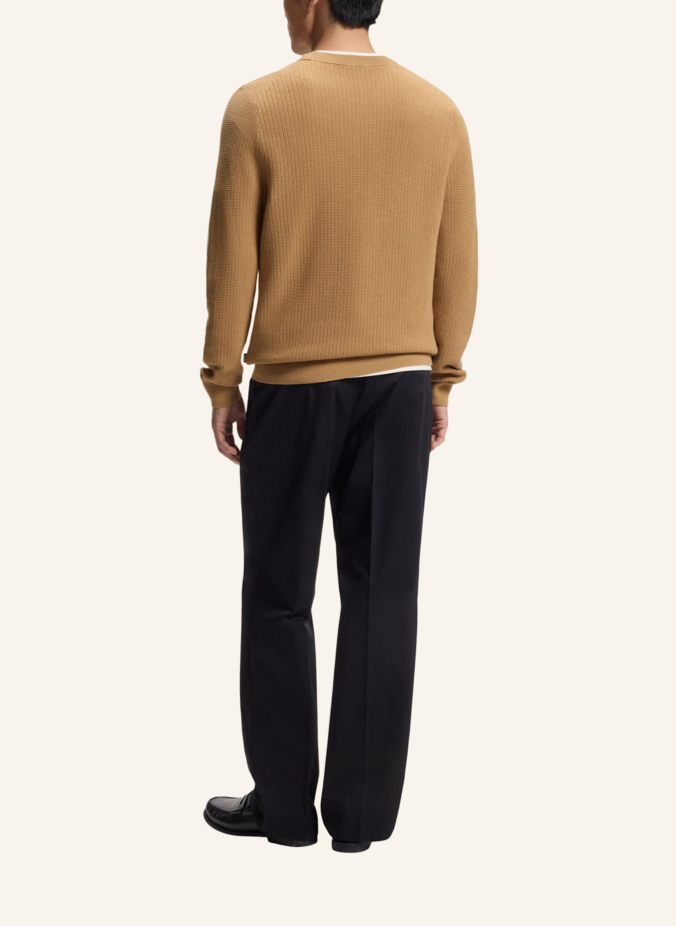 BOSS Pullover C-LACERBO Regular Fit: BEIGE