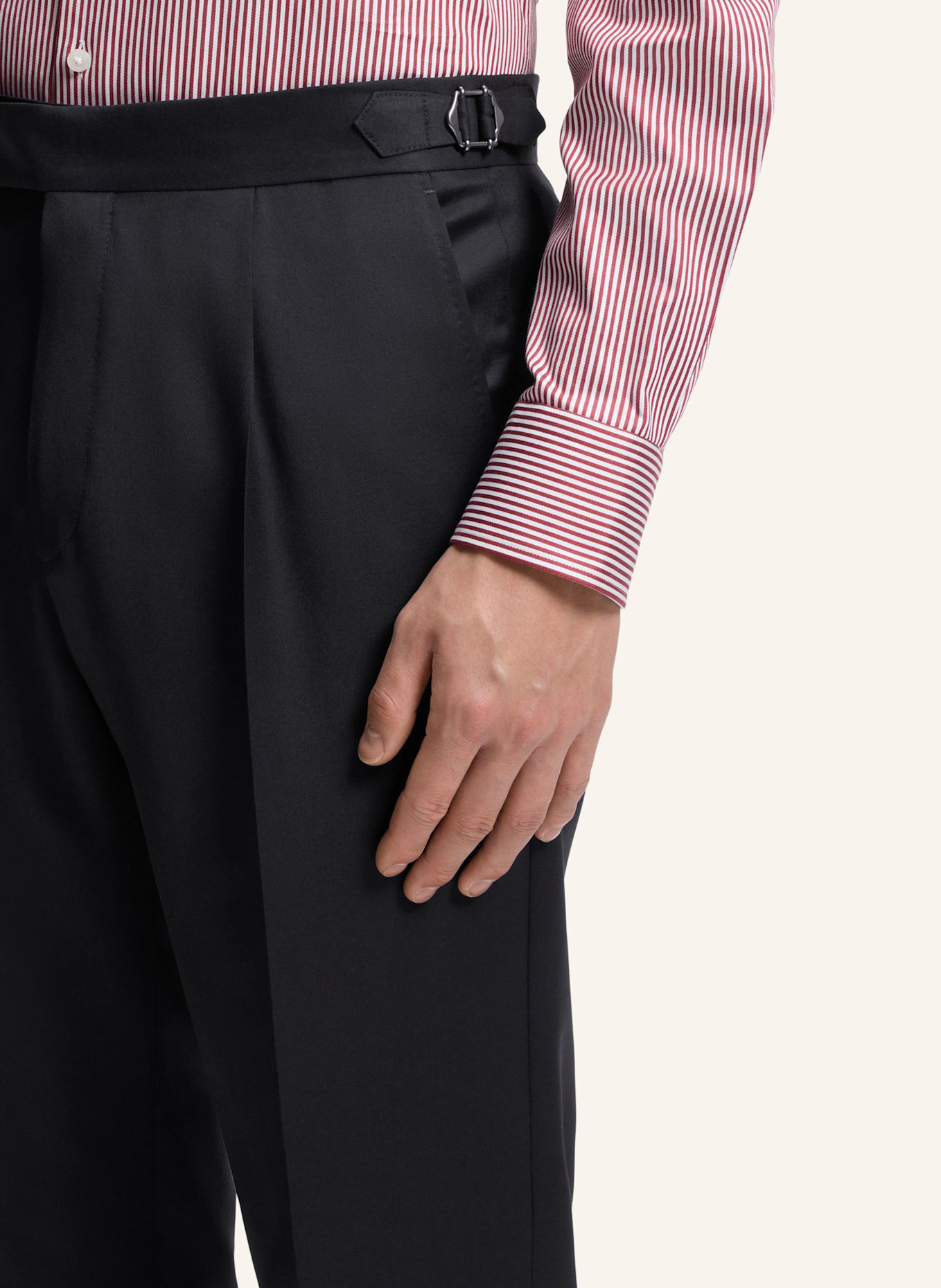 BOSS Anzughose H-PERINO-B1-263 Tapered Fit: DUNKELBLAU