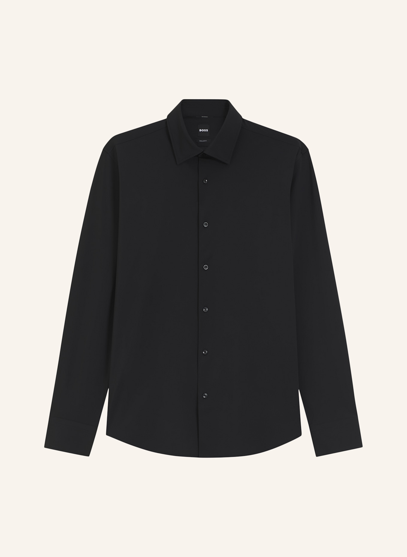 BOSS Hemd P-JOE-KENT-C1-222 Regular Fit: SCHWARZ