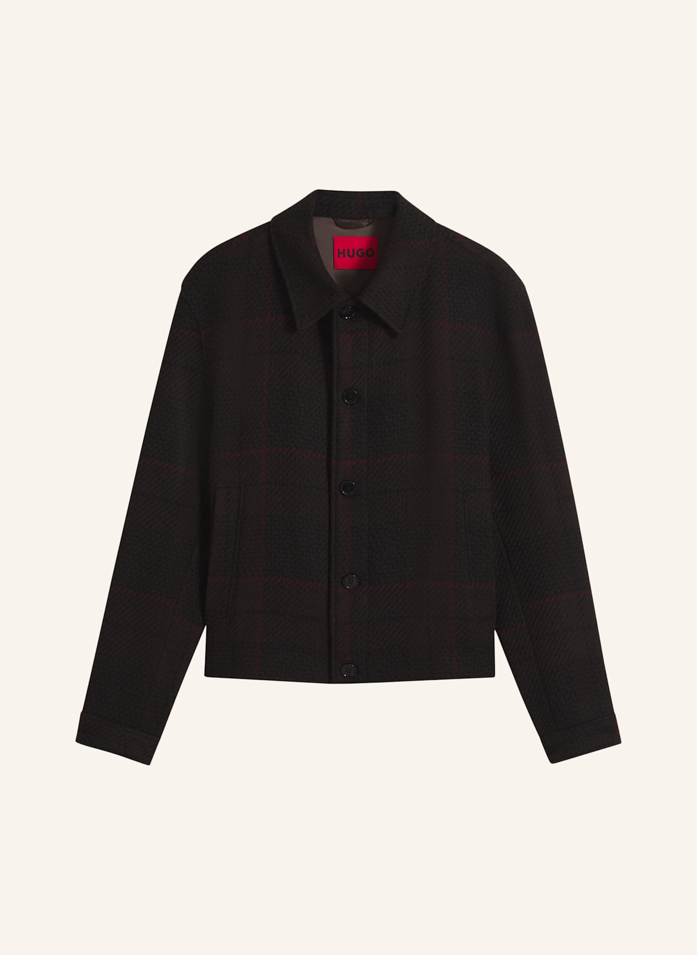 HUGO Jacke BETTOS2641 Regular Fit: BRAUN