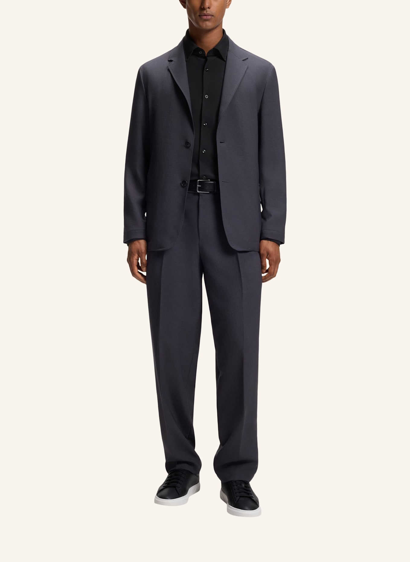 BOSS Hemd P-JOE-KENT-C1-222 Regular Fit: SCHWARZ