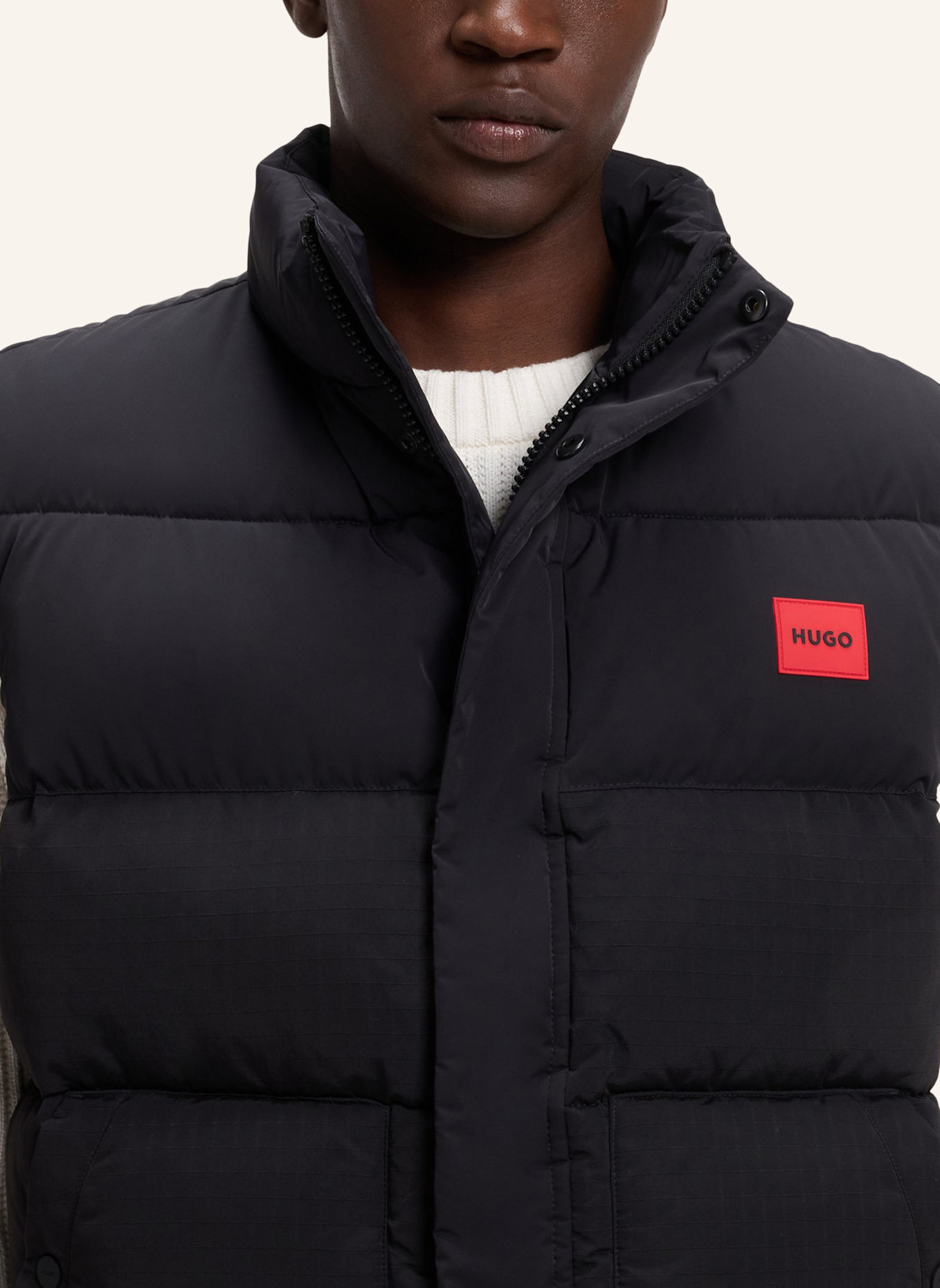 HUGO Jacke BALTINO2642 Regular Fit: SCHWARZ