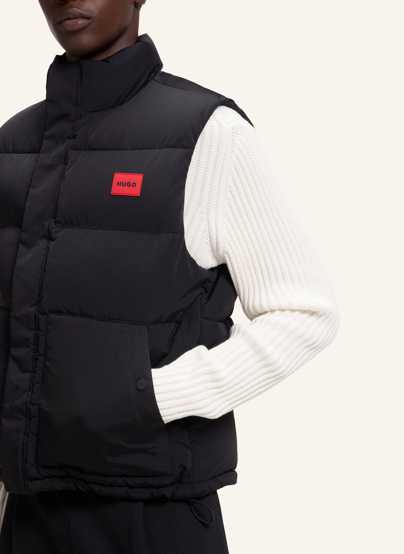 HUGO Jacke BALTINO2642 Regular Fit: SCHWARZ