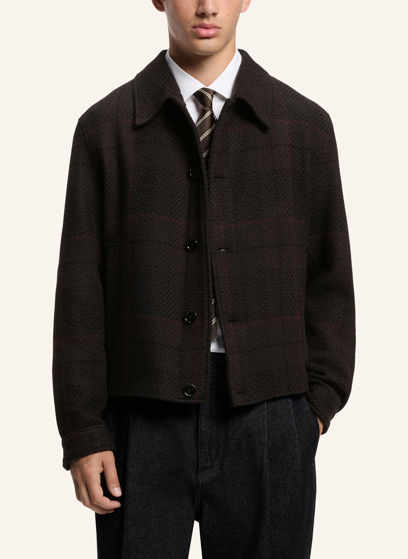 HUGO Jacke BETTOS2641 Regular Fit: BRAUN
