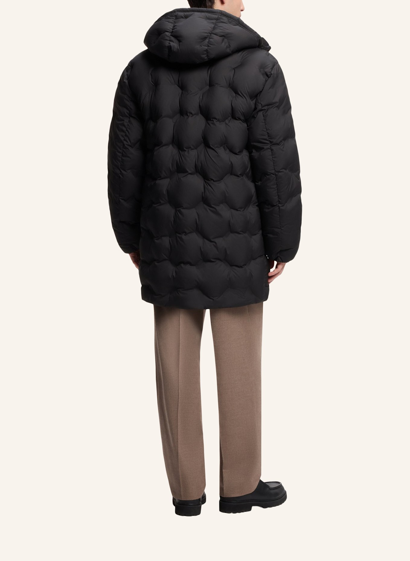 HUGO Mantel MARBOS2641 Regular Fit: SCHWARZ