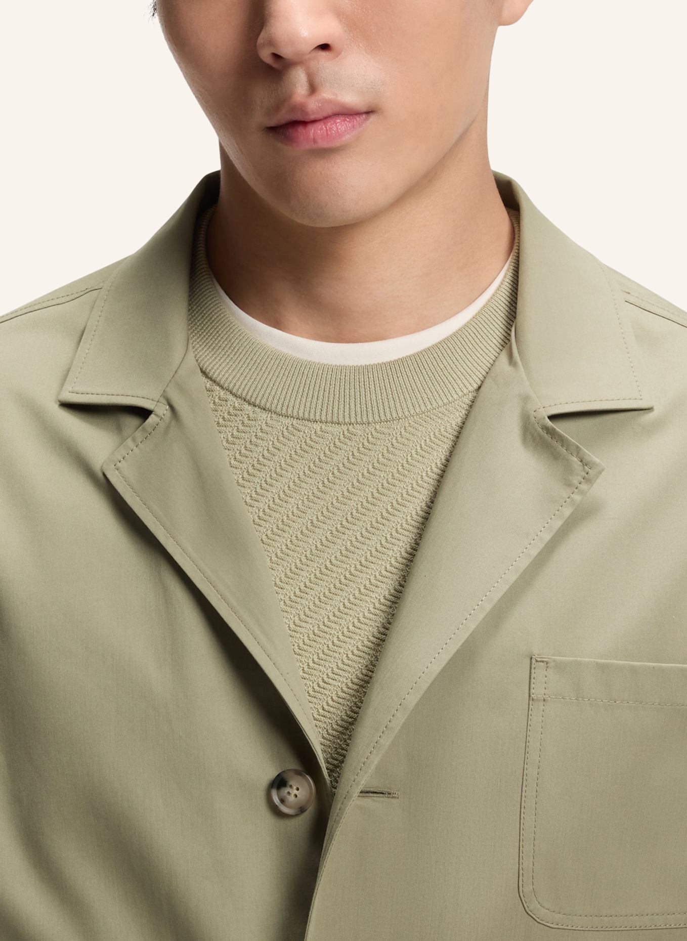 BOSS Sakko C-CARPER-OS-263 Relaxed Fit: KHAKI