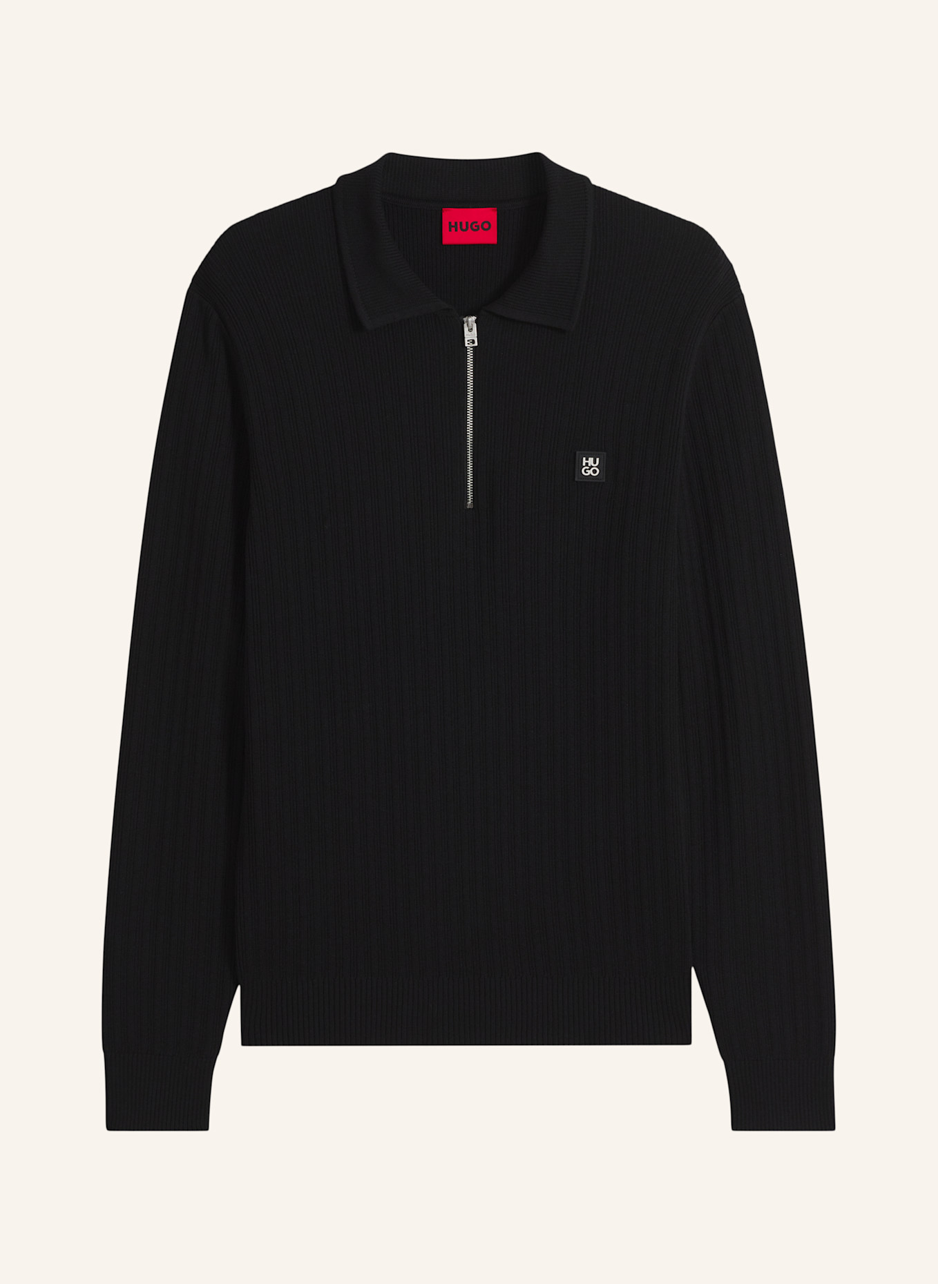 HUGO Pullover SASTARON Regular Fit: SCHWARZ