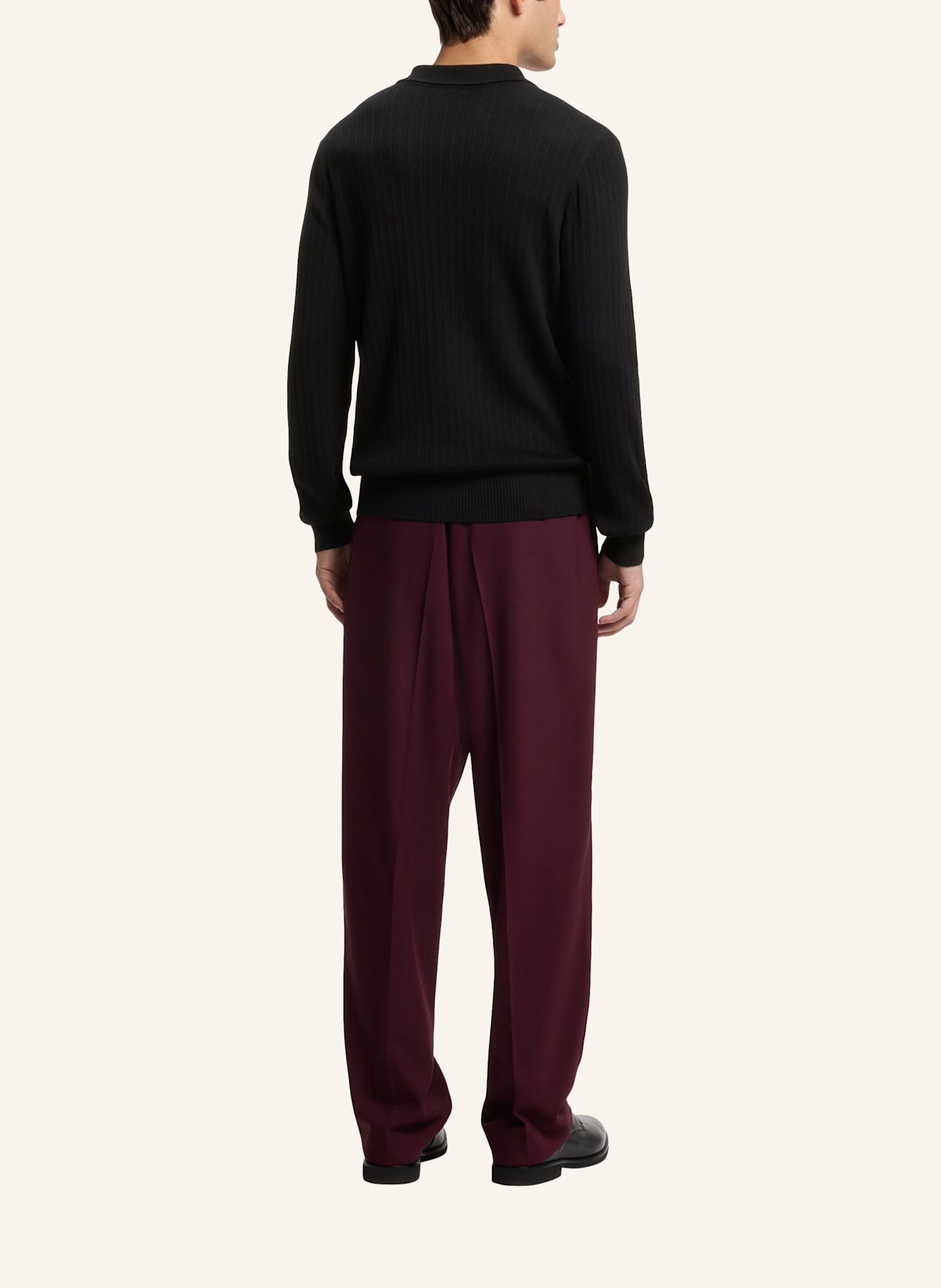 HUGO Pullover SASTARON Regular Fit: SCHWARZ