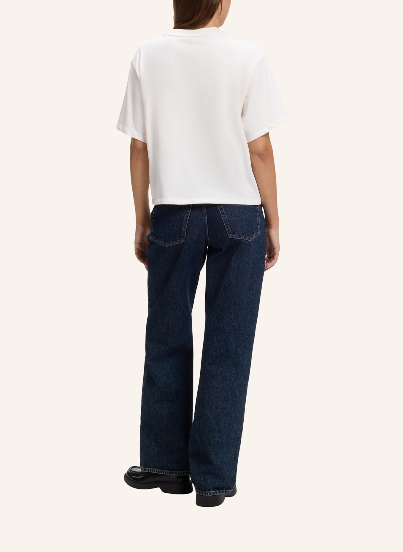 HUGO T-Shirts DUSLANT Relaxed Fit: WEISS