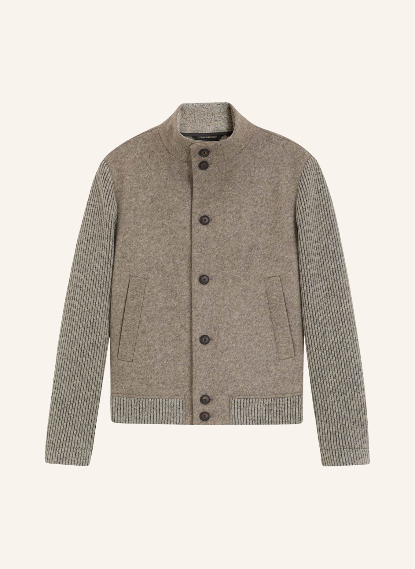 BOSS Mantel C-CHARLY-HYBRID-264 Regular Fit: BRAUN
