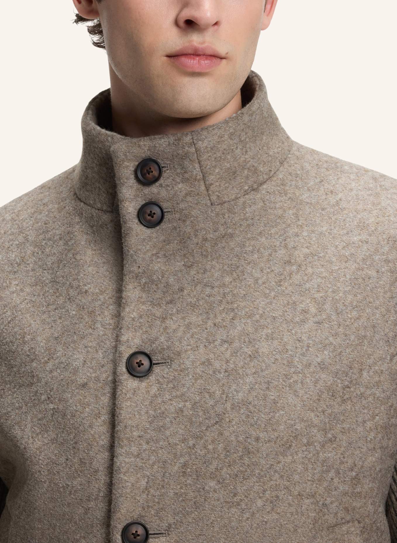 BOSS Mantel C-CHARLY-HYBRID-264 Regular Fit: BRAUN