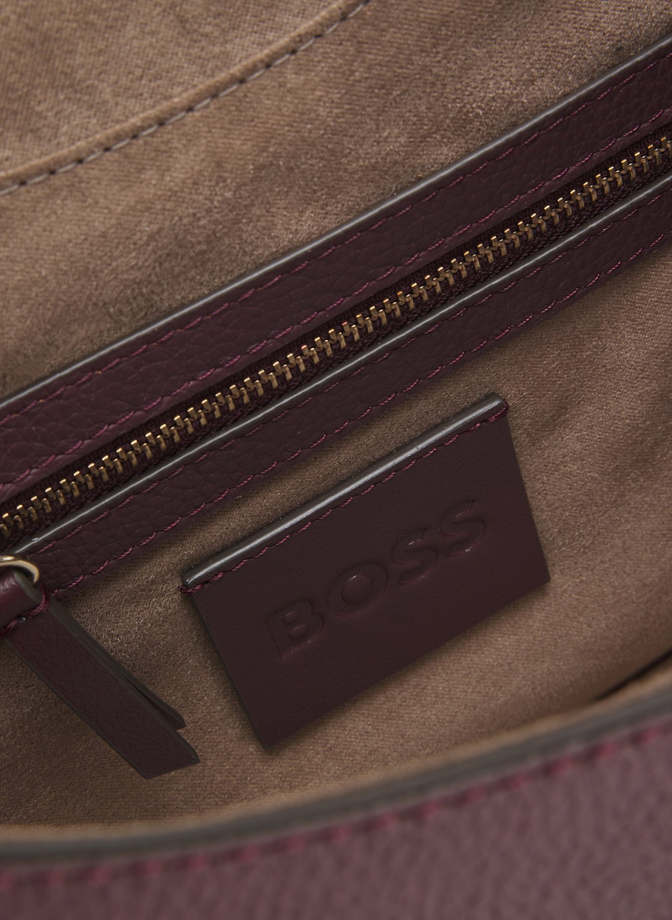 BOSS Umh�Ngetasche AMELINE SHOULDERBAG: BRAUN
