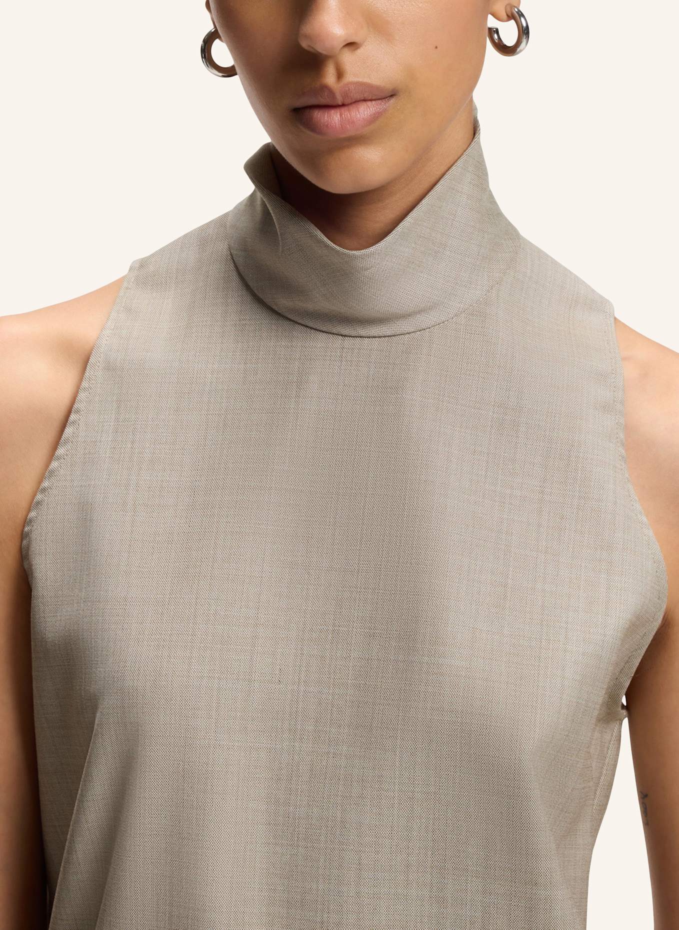 BOSS Bluse BIENTA Regular Fit: BEIGE