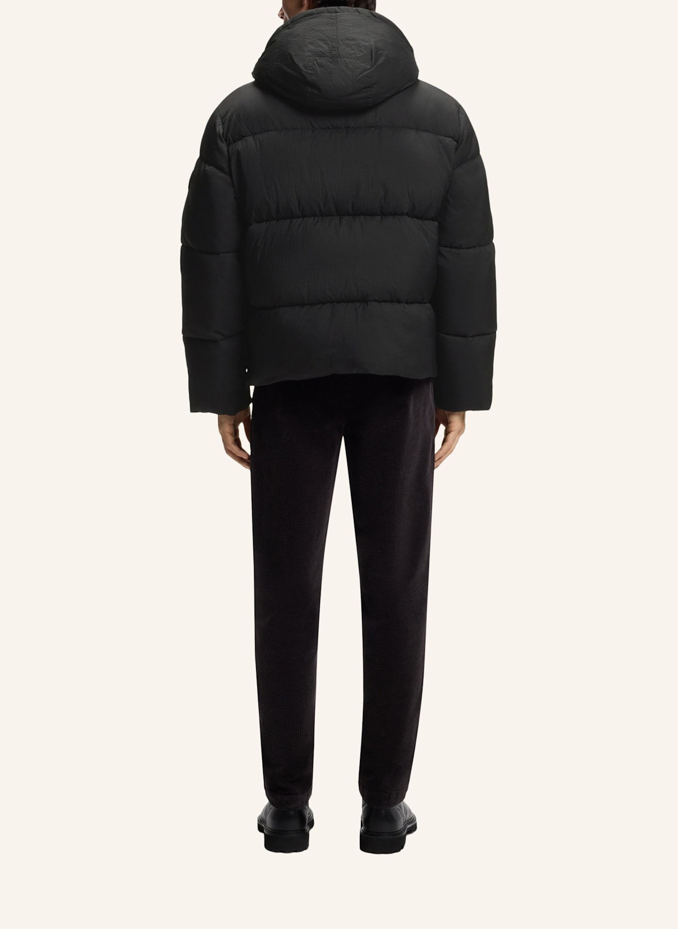 BOSS Jacke OBORE Oversize Fit: SCHWARZ