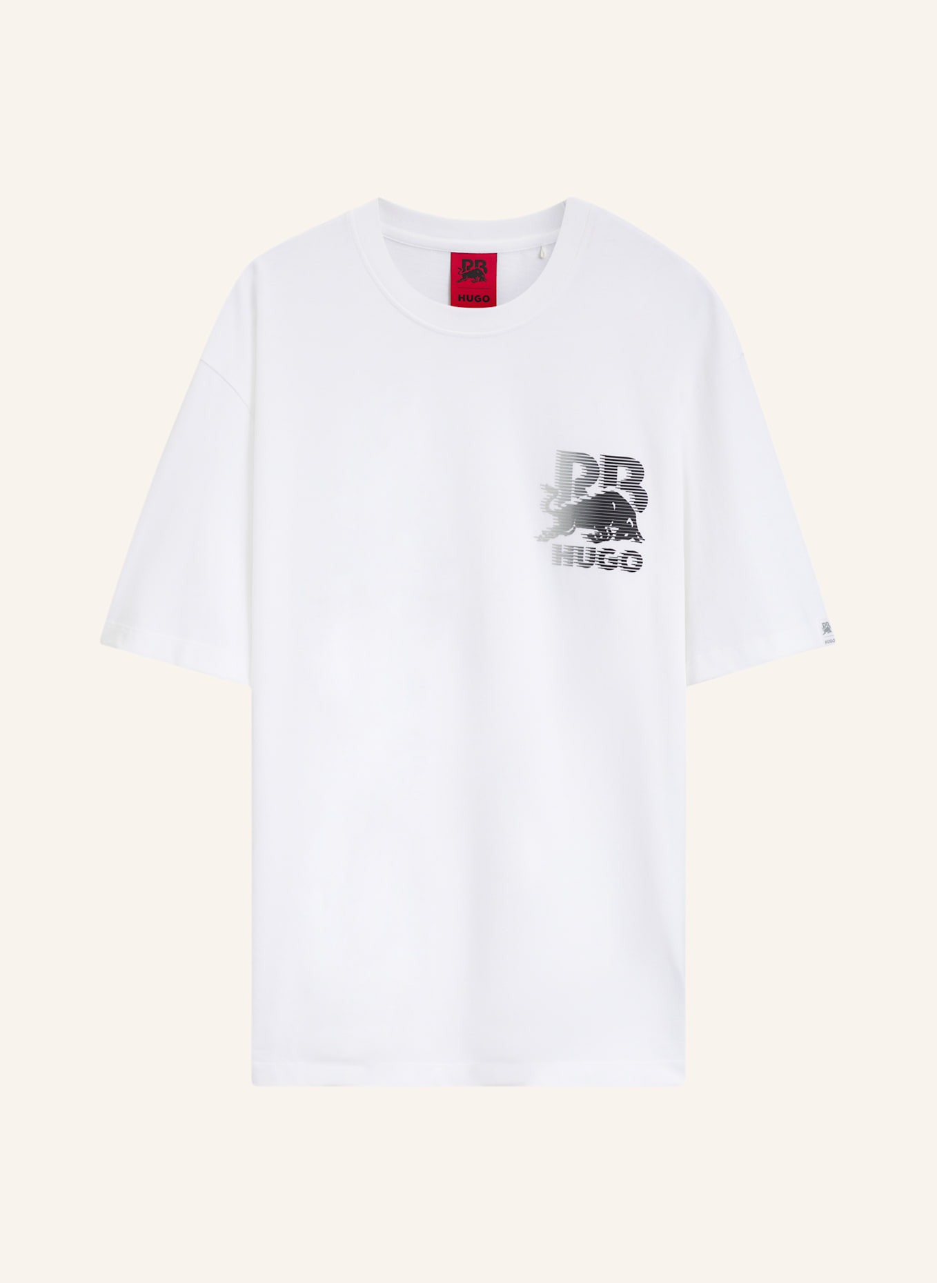 HUGO T-Shirt DONASO_RB Relaxed Fit: WEISS