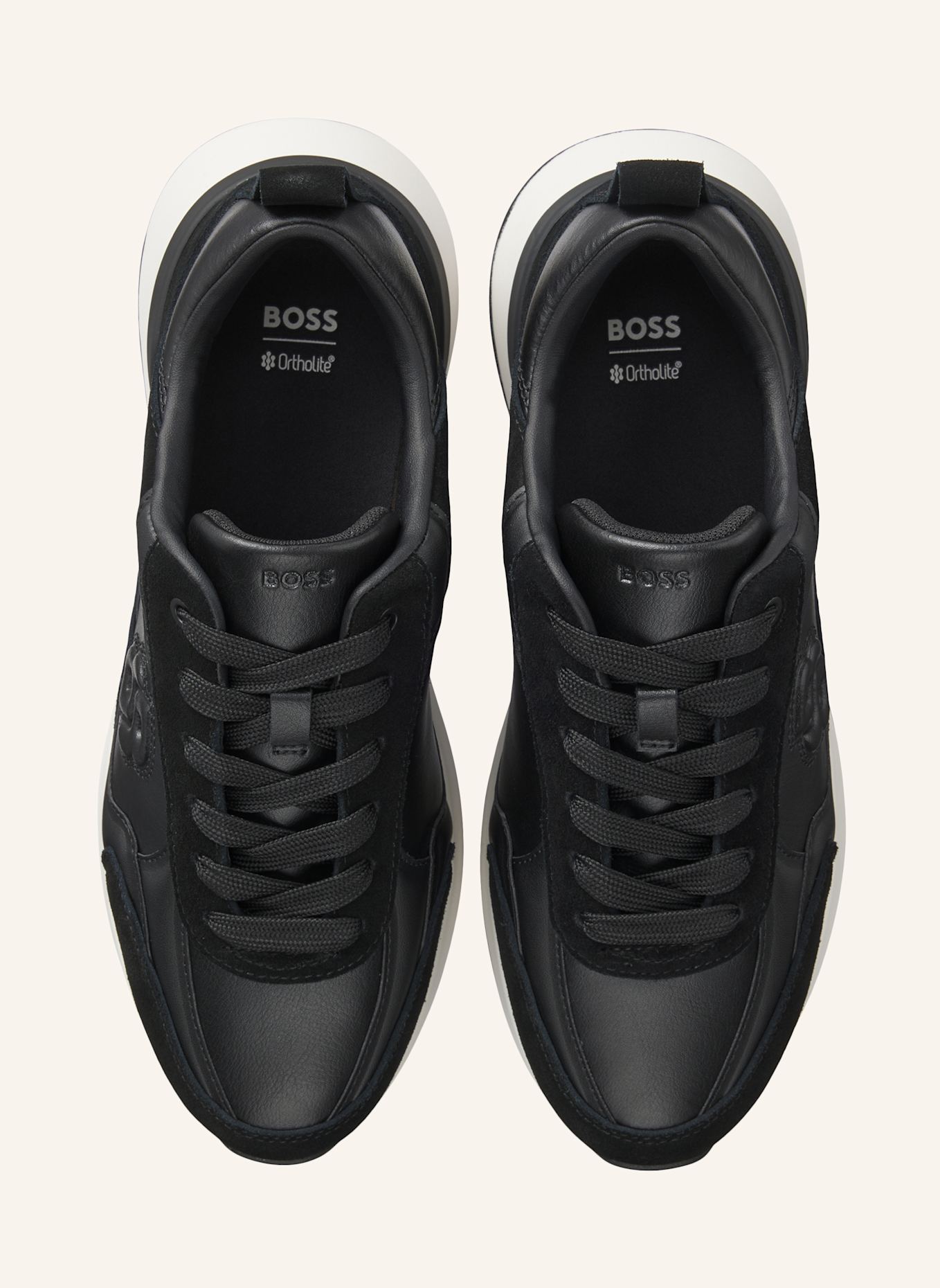 BOSS Sneaker B ICON_RUNN_SDGRALT: SCHWARZ