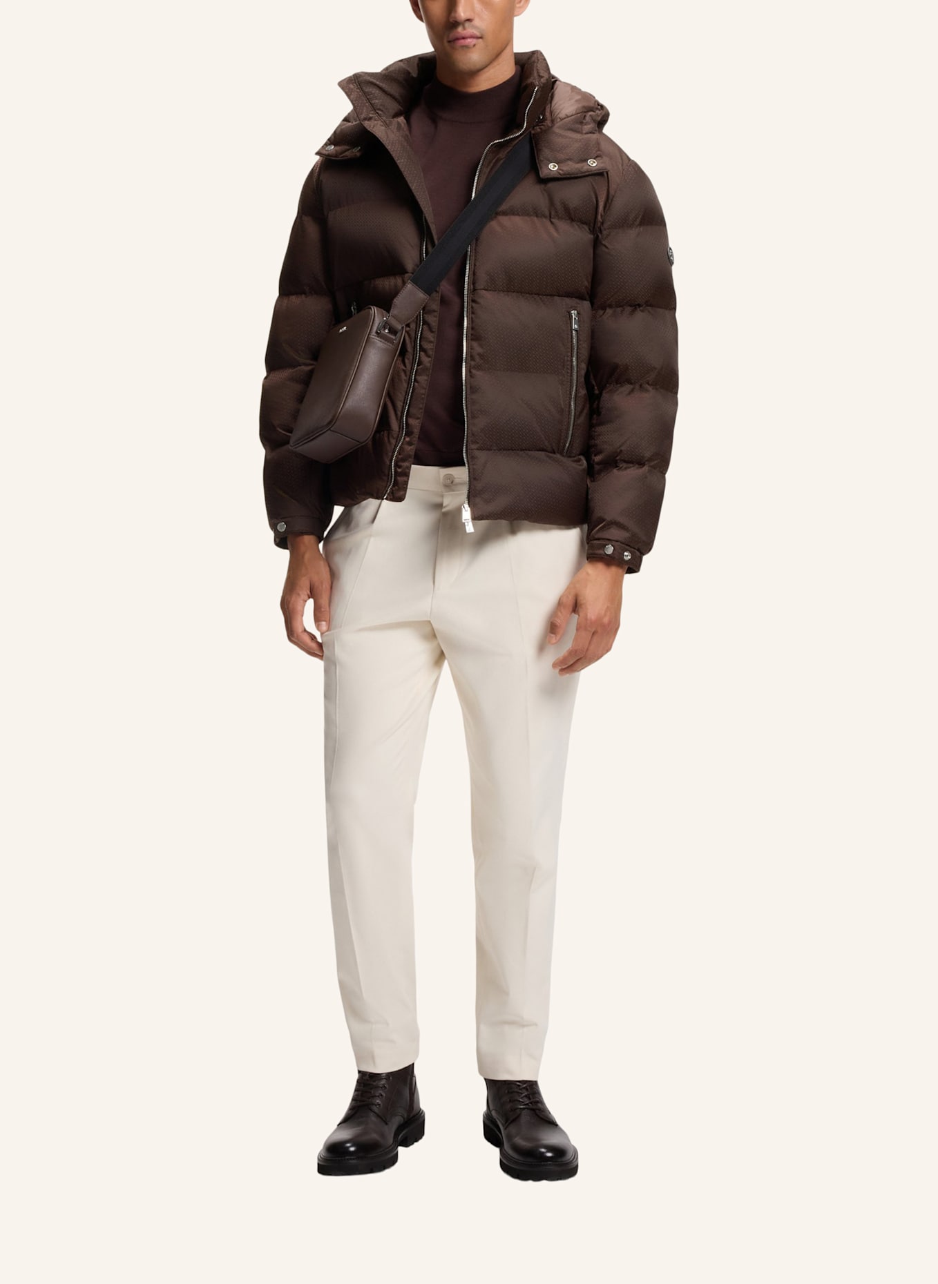 BOSS Jacke H-CORBINIAN-264: DUNKELBRAUN