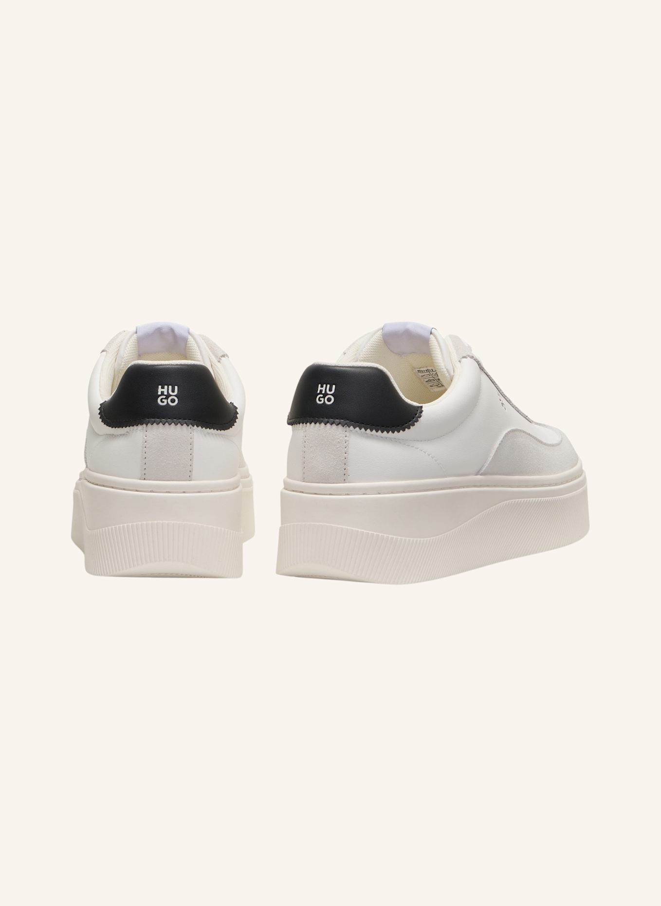 HUGO Sneaker LYZZPLT_TENN_SDPU: WEISS