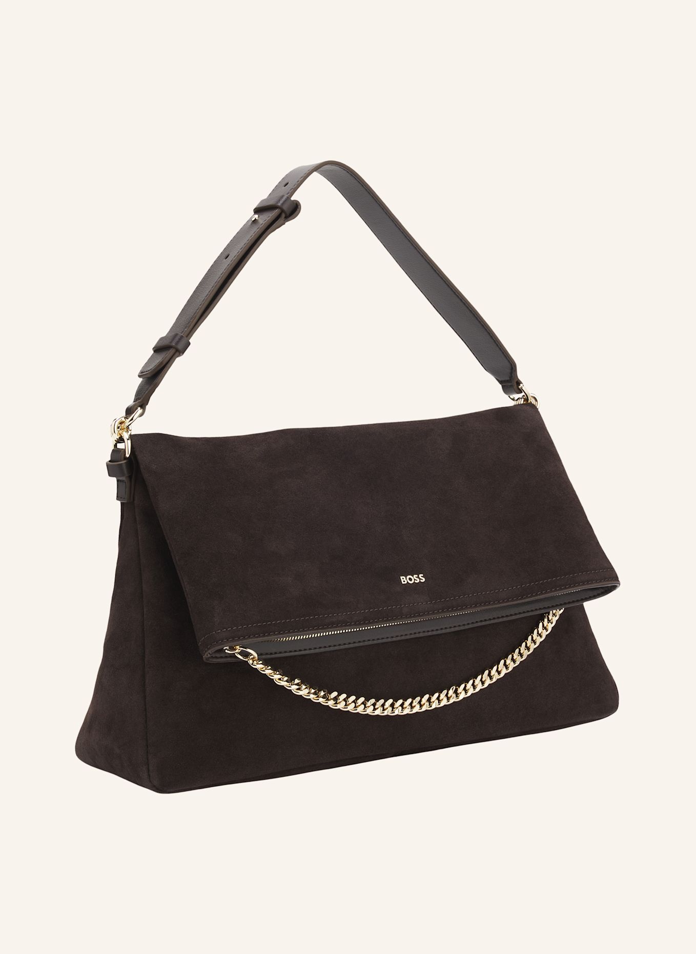BOSS Umh�Ngetasche YELENA SHOULDERBAG: DUNKELBRAUN