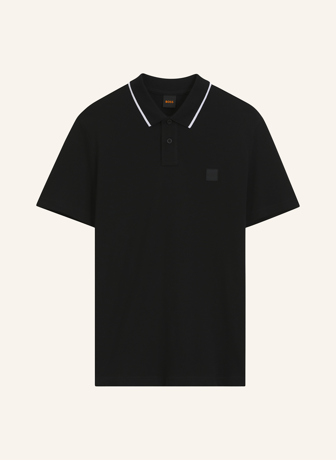 BOSS Polo PASSERFORD Regular Fit: SCHWARZ