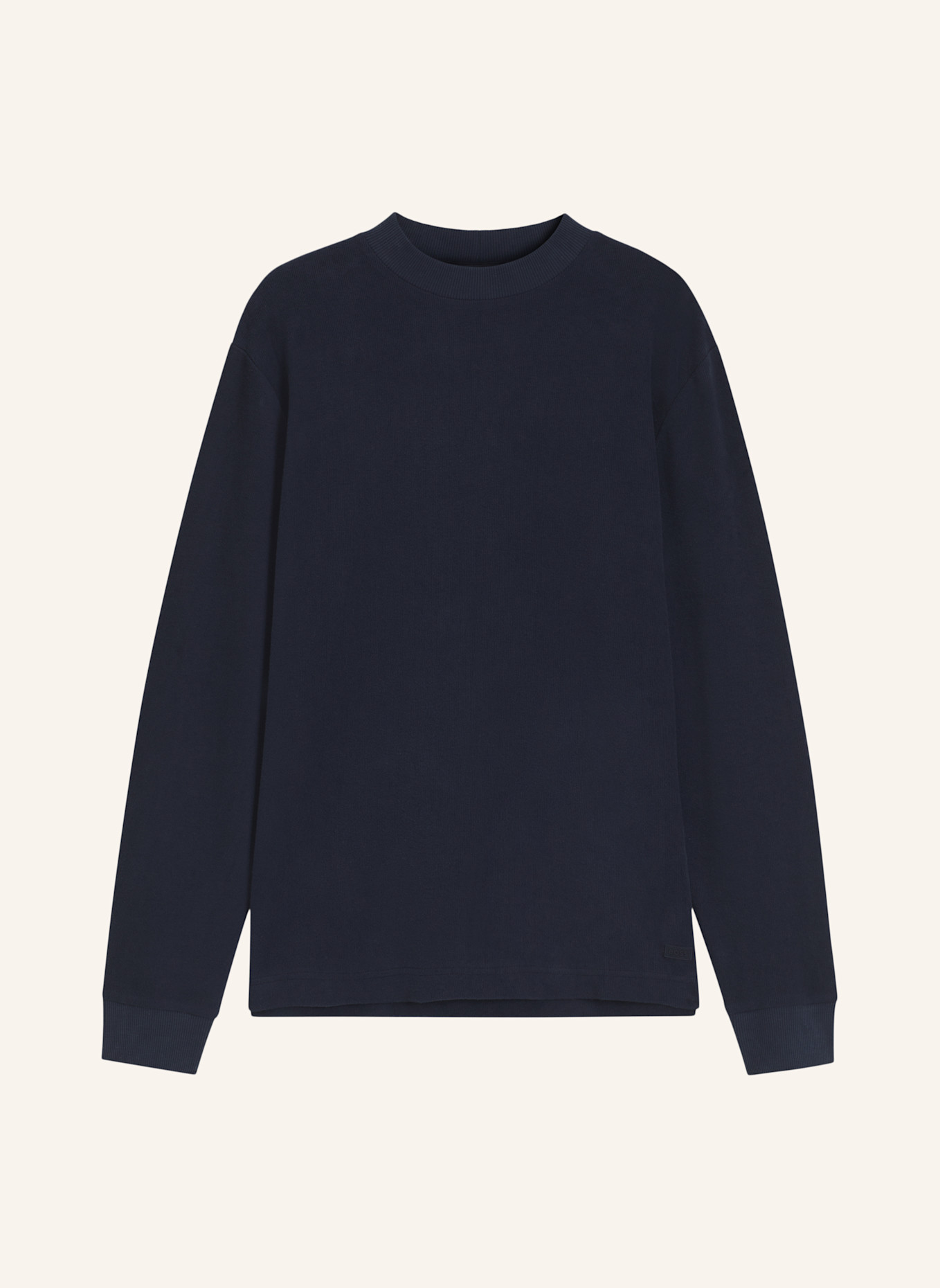 BOSS T-Shirt TE_SHADOWS Regular Fit: DUNKELBLAU