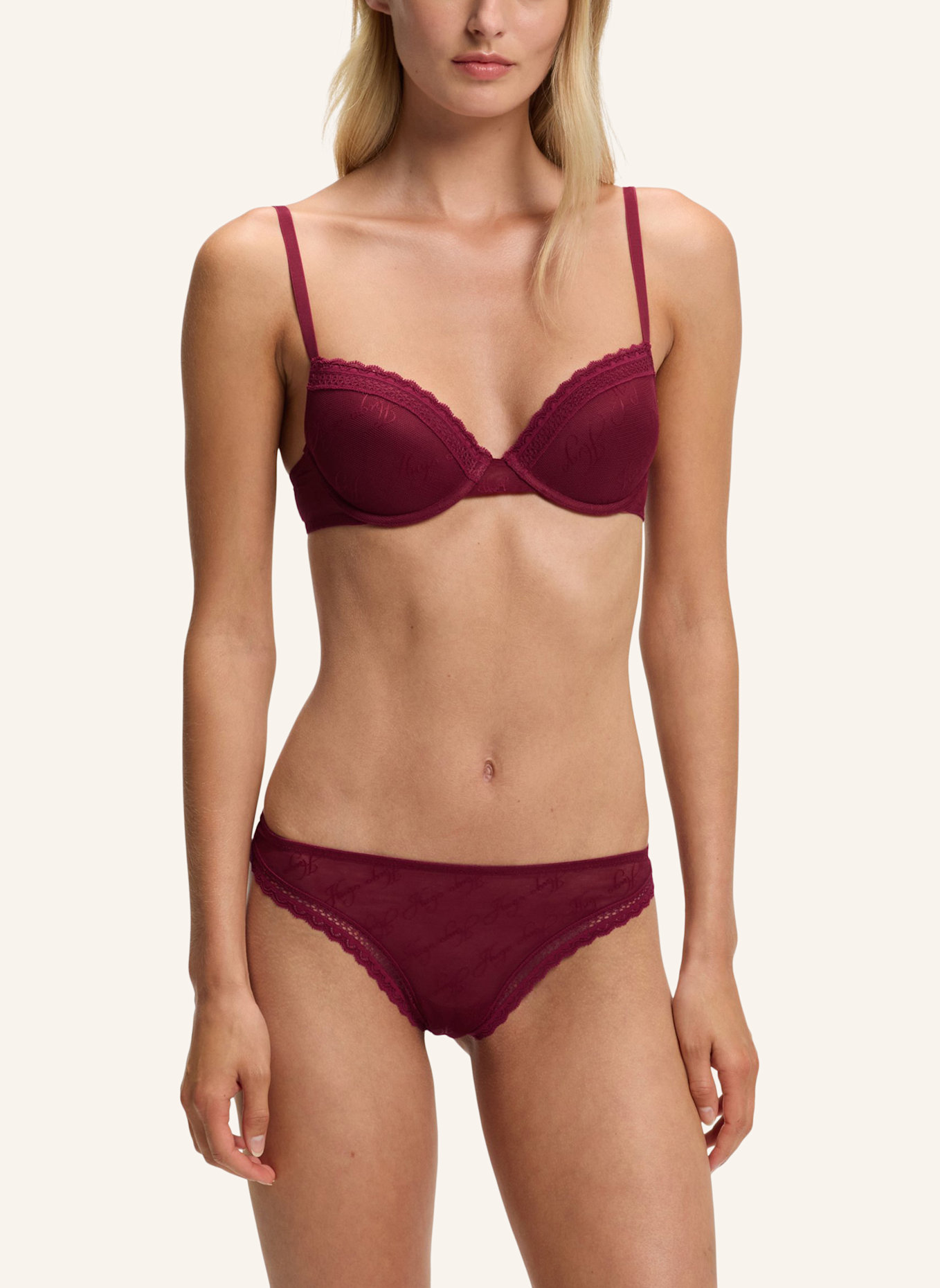 HUGO Bh LACY PUSH UP: ROT