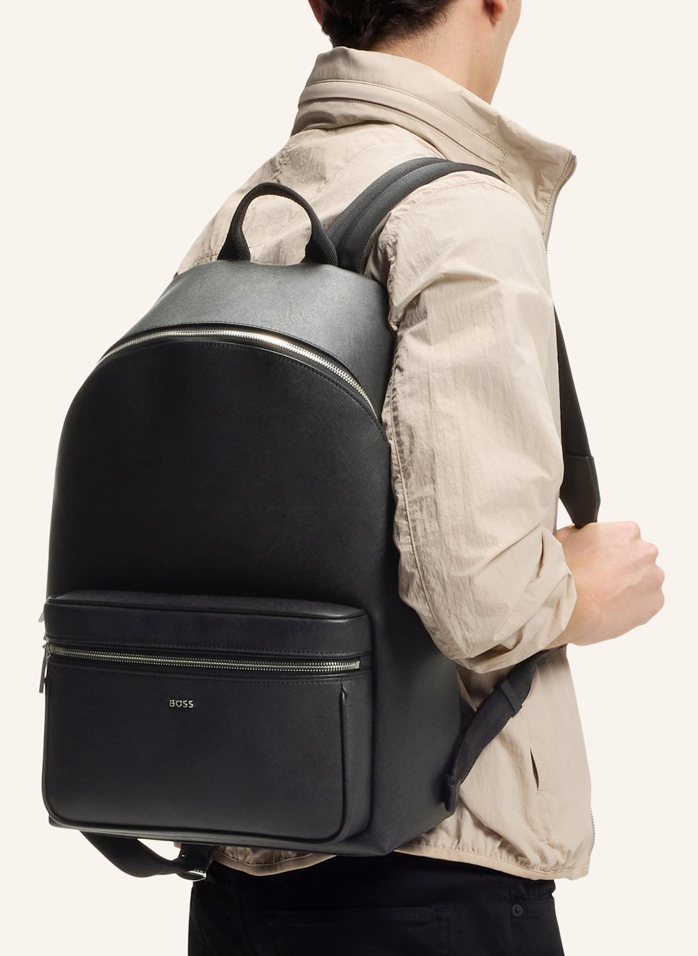 BOSS Rucksack NORTHON_BACKPACK: SCHWARZ