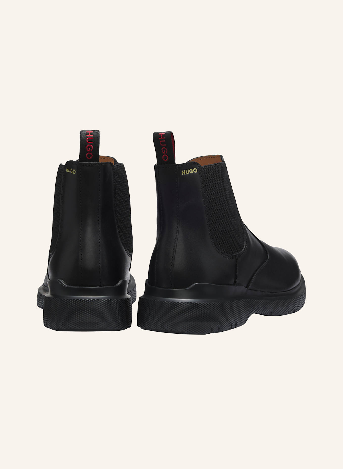 HUGO Boots NASH_CHEB_PLLT: SCHWARZ