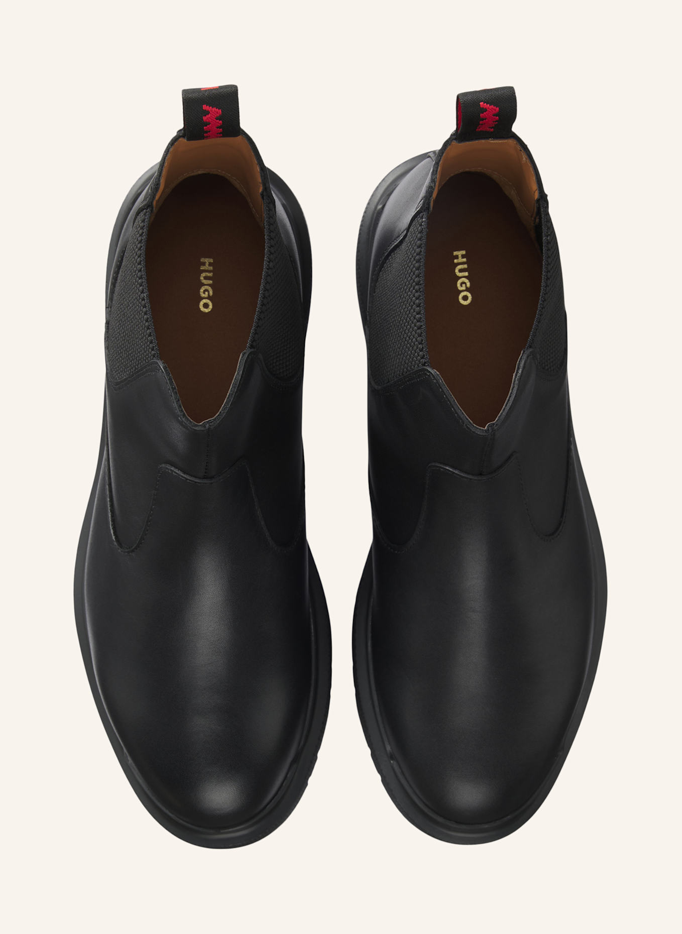 HUGO Boots NASH_CHEB_PLLT: SCHWARZ