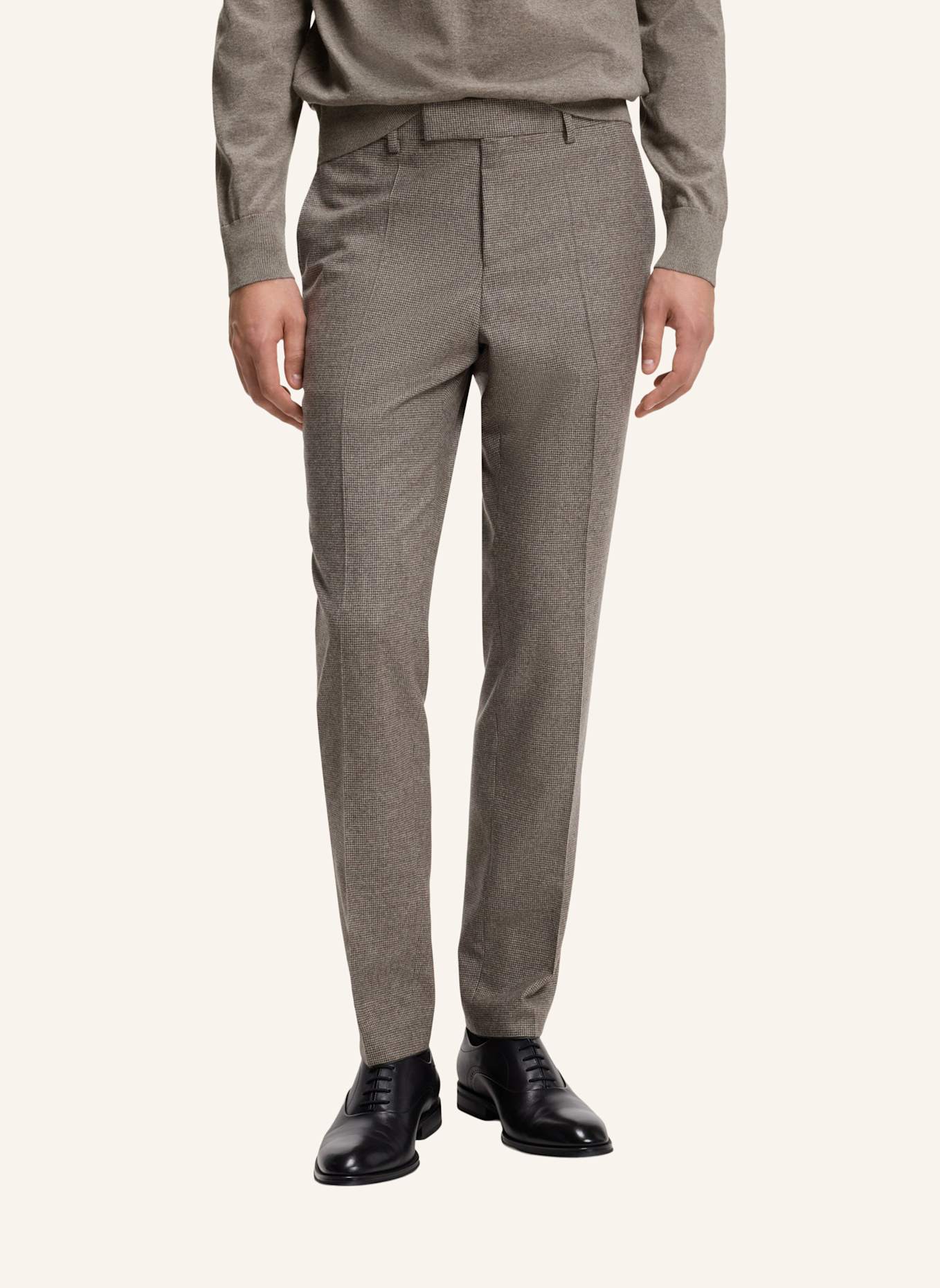 BOSS Anzug H-HUGE-2PCS-263 Slim Fit: DUNKELBRAUN