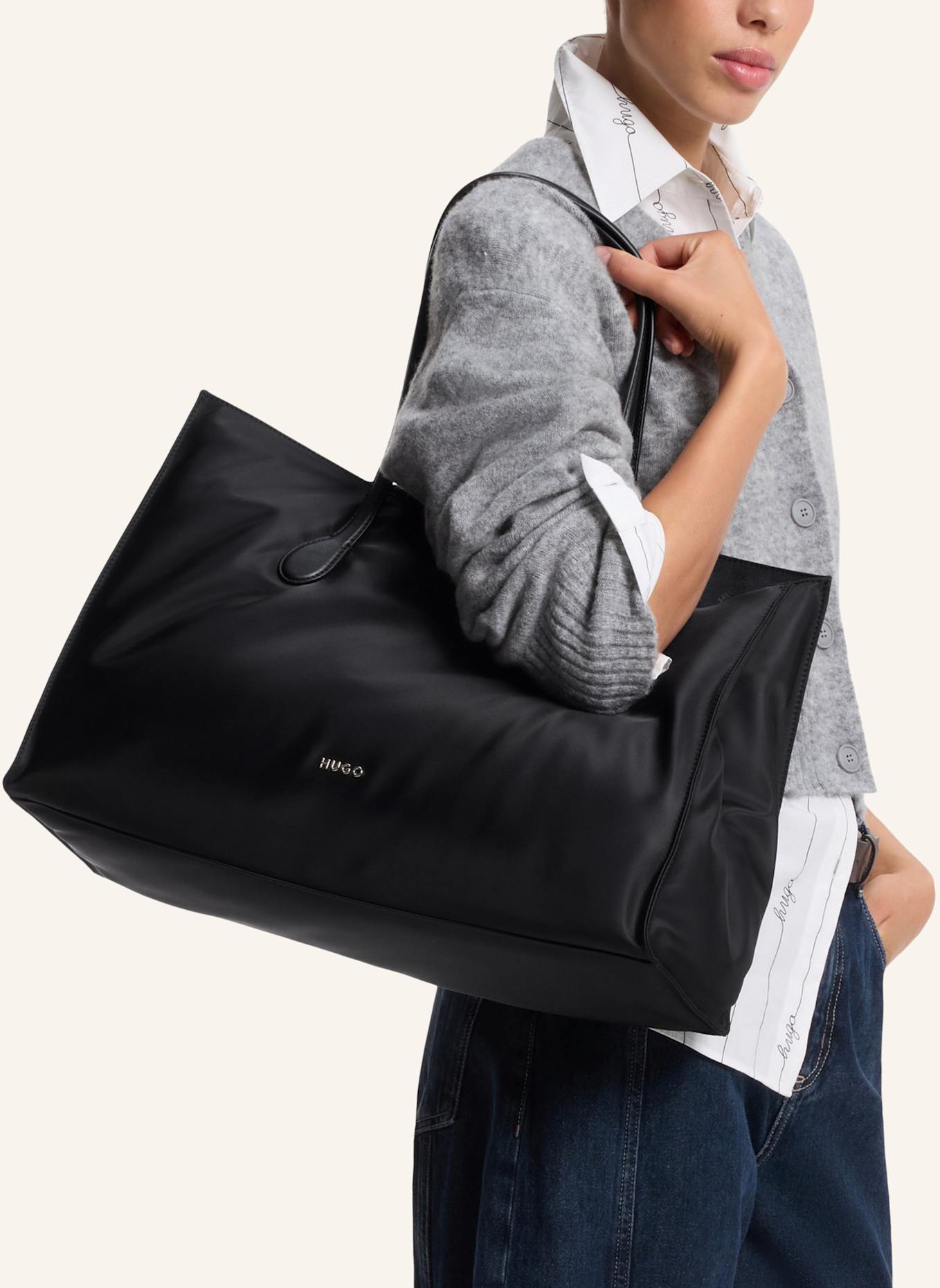 HUGO Tasche CYMBELINE N_TOTE: SCHWARZ