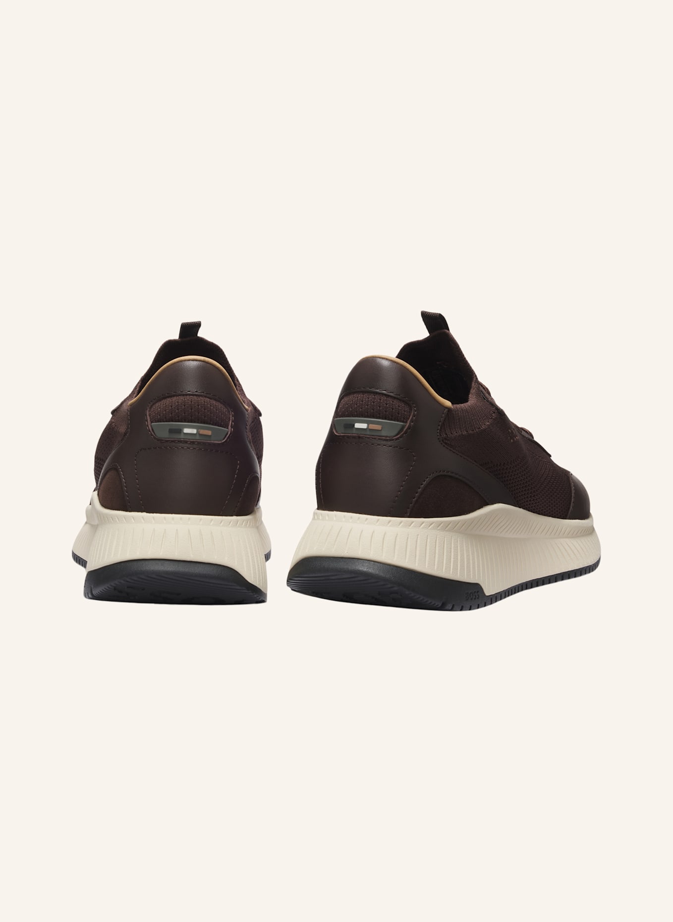 BOSS Casual Slipper TTNM EVO_SLON_KNBULT: DUNKELBRAUN