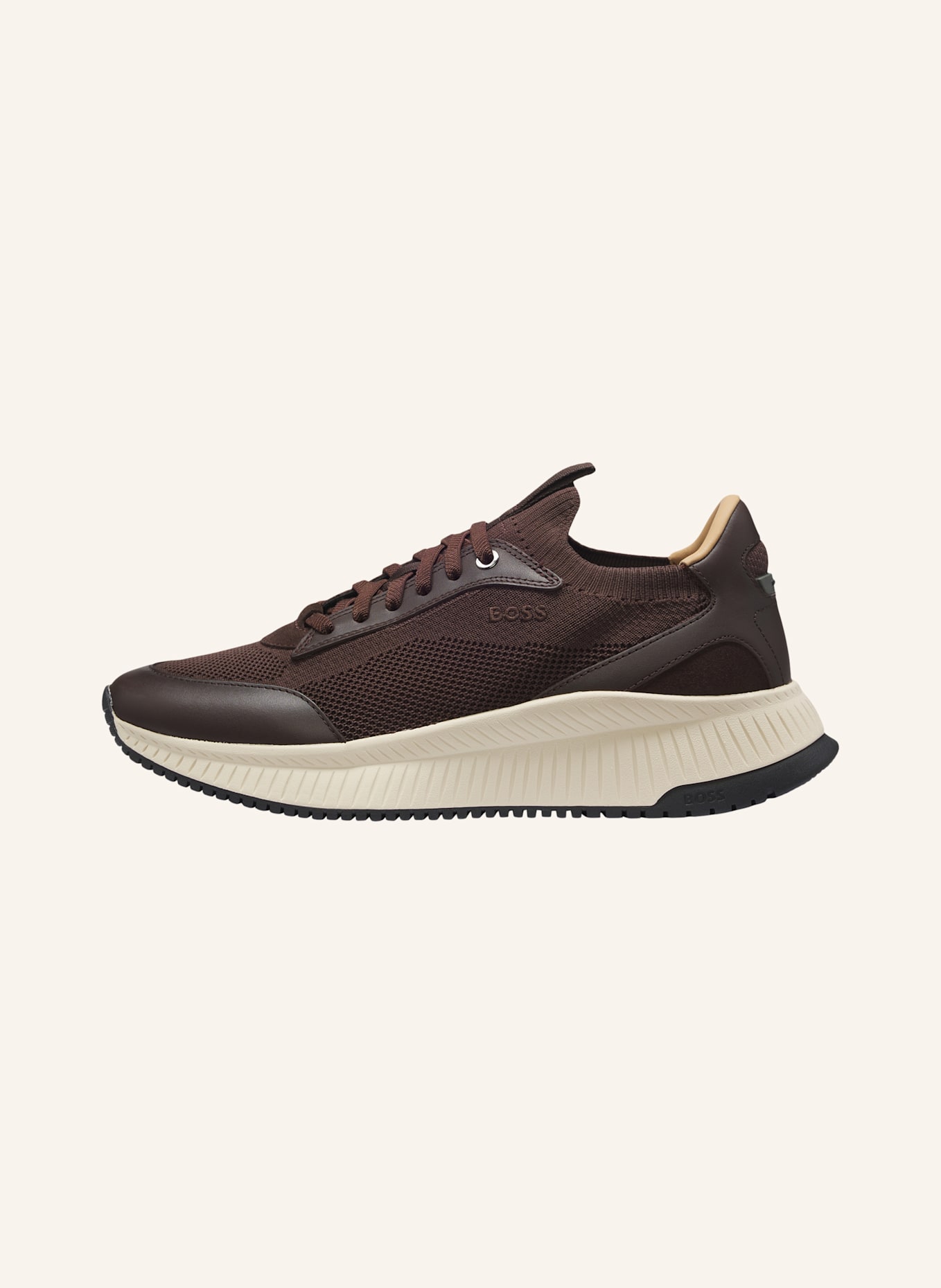 BOSS Casual Slipper TTNM EVO_SLON_KNBULT: DUNKELBRAUN
