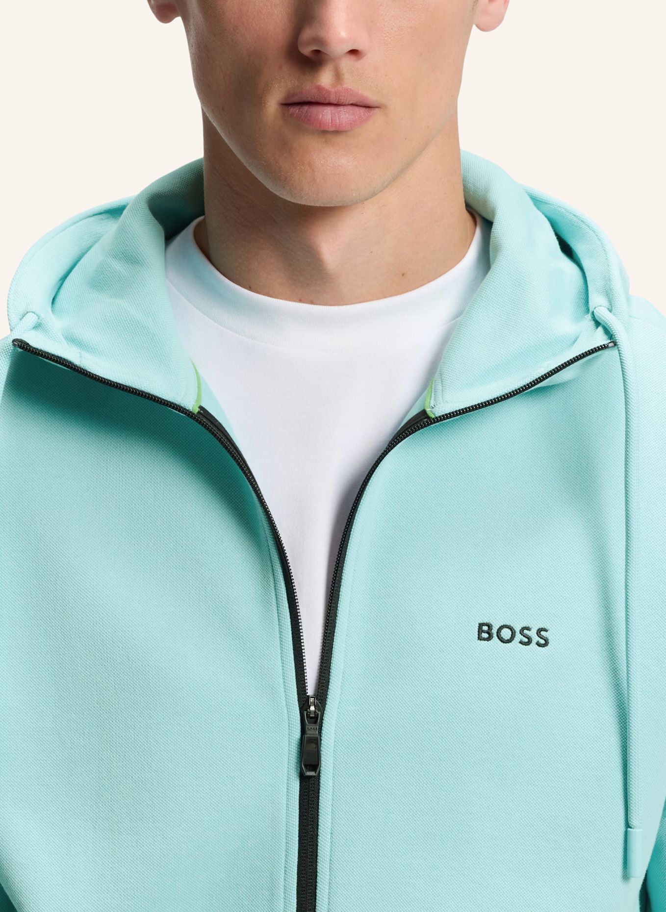 BOSS Sweatshirt SW_UNION SAGGY Regular Fit: BLAU