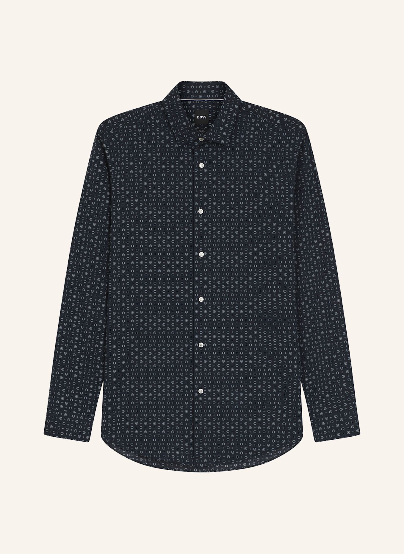 BOSS Hemd H-HANK-S-K-C1-263 Slim Fit: DUNKELBLAU