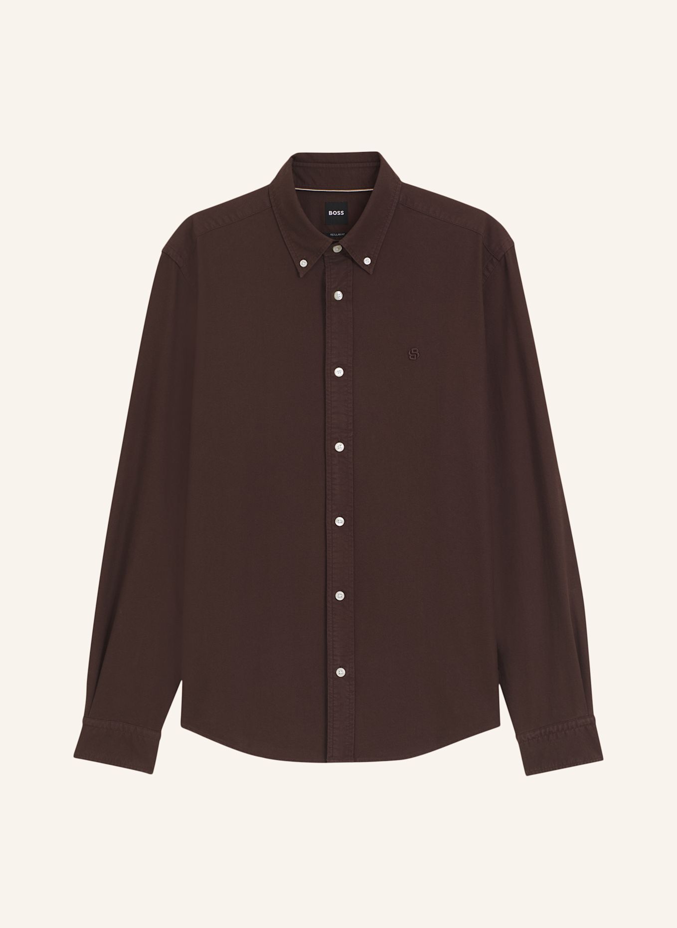 BOSS Hemd H-LIAM-BD-E-C1-263 Regular Fit: DUNKELBRAUN