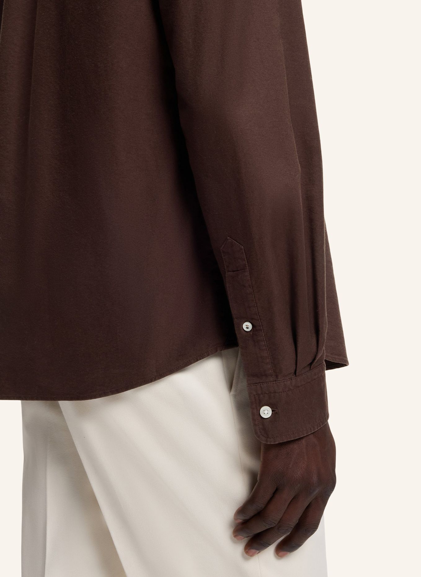 BOSS Hemd H-LIAM-BD-E-C1-263 Regular Fit: DUNKELBRAUN