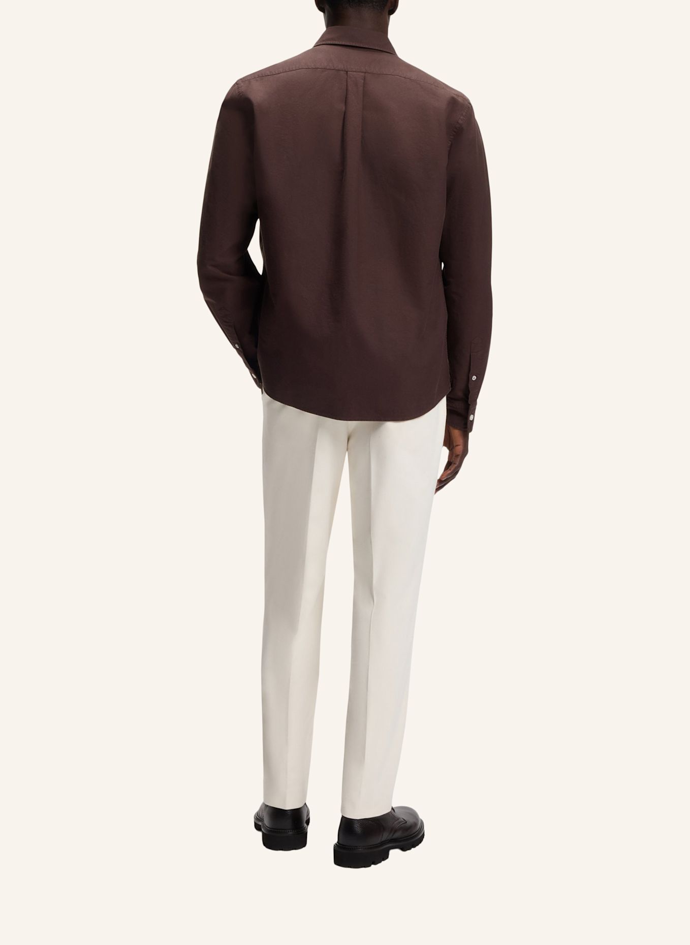 BOSS Hemd H-LIAM-BD-E-C1-263 Regular Fit: DUNKELBRAUN