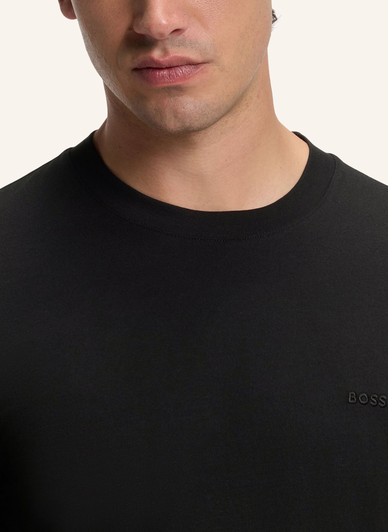 BOSS T-Shirt H-TALLEY 01 Regular Fit: SCHWARZ