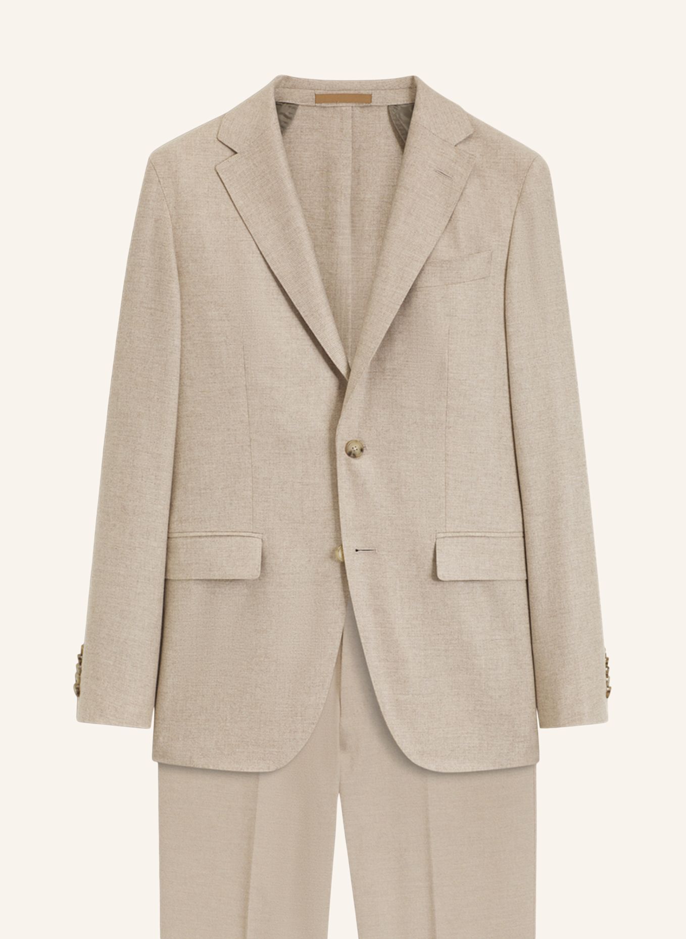 BOSS Anzug L-HESTON2PCSSOFT-264 Slim Fit: BEIGE