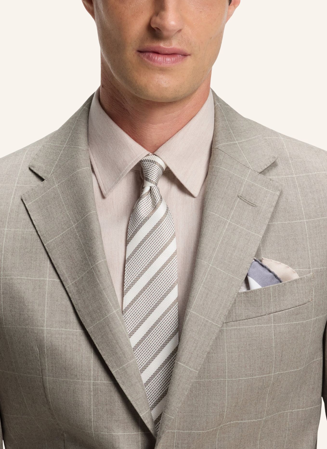 BOSS Anzug L-HESTON-2PCS-264 Slim Fit: BEIGE