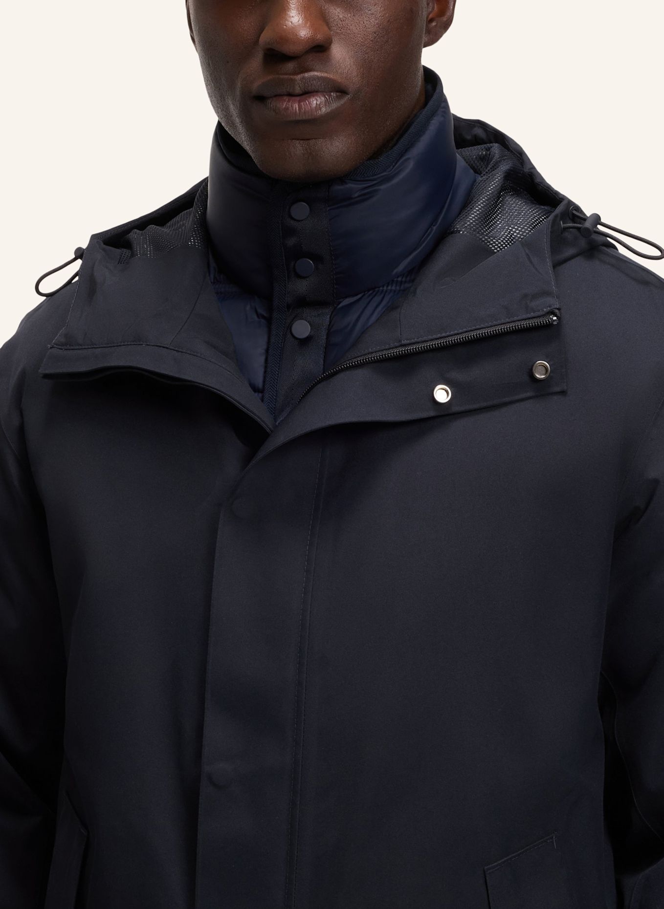 BOSS Jacke P-CUVRO-GORETEX: DUNKELBLAU